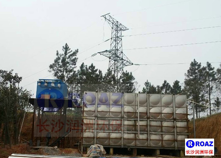 一體化凈水設(shè)備在水泥廠投入使用！